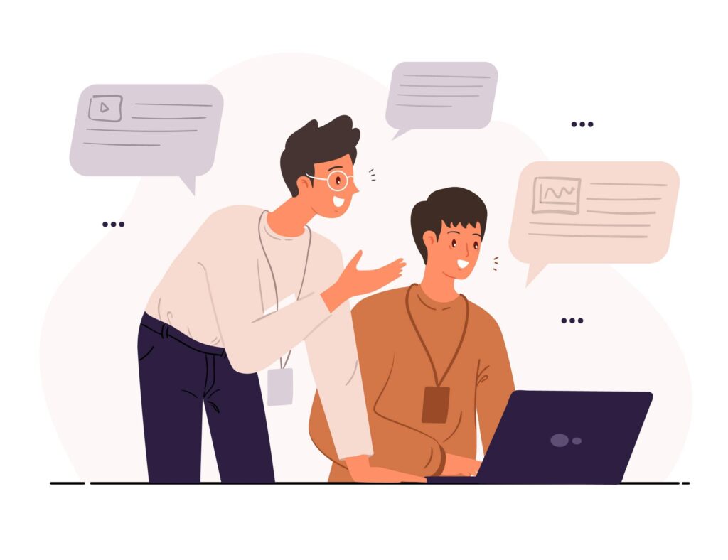 avatar de 2 personnes illustrant le tutorat