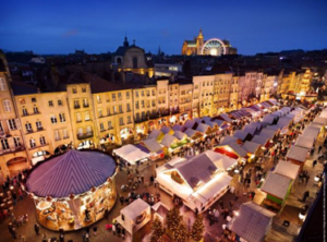 Marché sur la place de la République de Metz