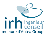 logo irh ingénieur conseil membre d'Antea Group