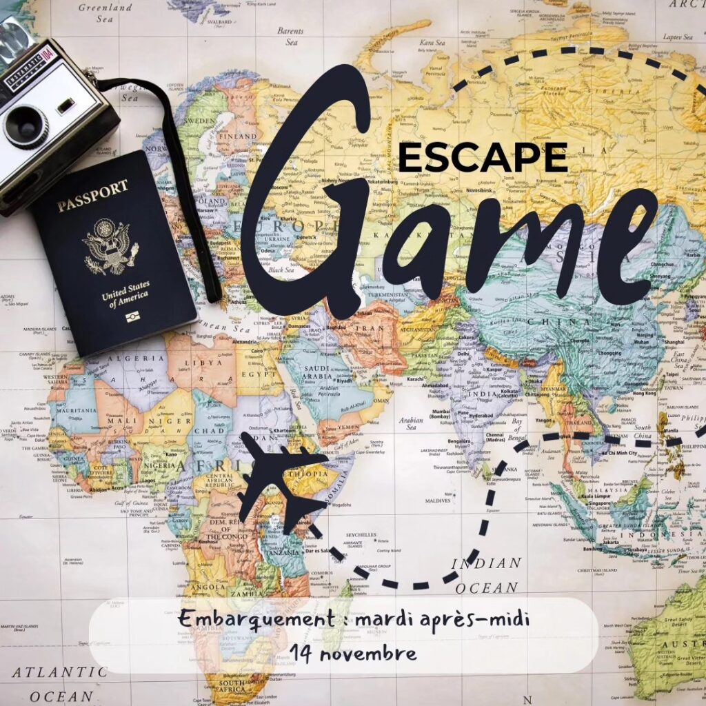 Association étudiante Escape Game flyer